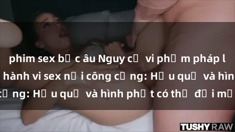 phim sex bắc âu Nguy cơ vi phạm pháp luật khi thực hiện hành vi sex nơi công cộng: Hậu quả và hình phạt có thể đối mặt